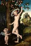 Lucas Cranach the Elder - Cupid complaining to Venus